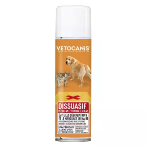 Reclulsif spray dissuasive interior/outdoor for dogs and cats, 250ml - Vetocanis