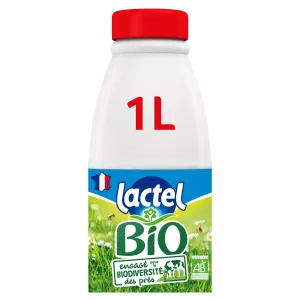Organic Whole Milk Uht 1l - Lactel