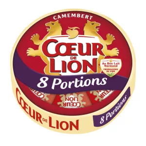 240g de Camembert 8p Coeur Leão - COEUR DE LION
