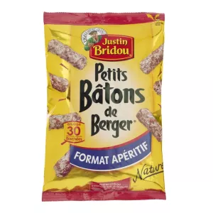 Saucisson Sec Nature, 160g - JUSTIN BRIDOU