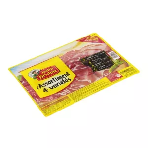 Charcuterie Plateau Assortiment 4 Variaties, 260g - JUSTIN BRIDOU