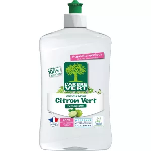 Liquide Vaisselle Au Citron Vert 500ml - L'arbre Vert