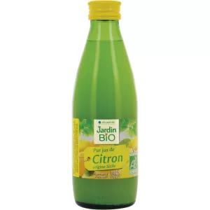 Pur jus de citron BIO 25cl - JARDIN BIO