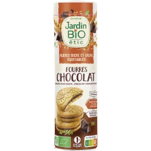 Biscuits fourrés chocolat, 300g, JARDIN Bio ETIC