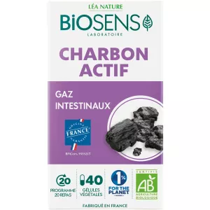Complément alimentaire Charbon actif Bio pour gaz intestinaux - BIOSENS