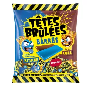 覆盆子/可乐味糖果棒 200 克 - TÊTES BRÛLÉES