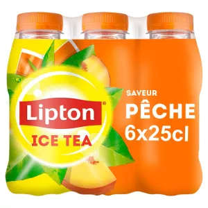 Bebida de sabor a pesca 6x25cl - LIPTON