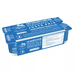 Yaourt nature lait entier 8x125g - C'EST QUI LE PATRON ?