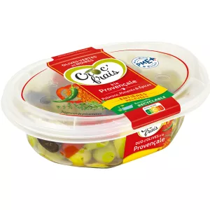 Olives Vertes Et Noires Entières à La Provençale 250g - Croc'frais