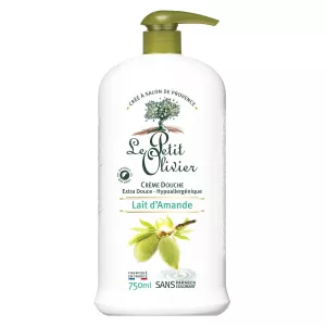Extra zachte amandelmelk douchecrème 750ml - LE PETIT OLIVIER