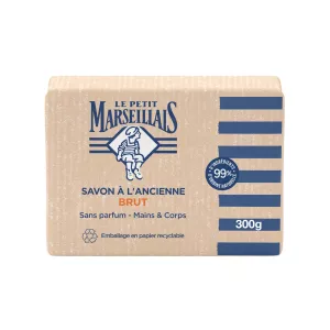 Jabón sólido para manos y cuerpo Tradition, sin perfume, 300 g - Le Petit Marseillais