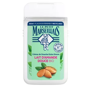 Gel de banho com leite de amêndoa doce orgânico hidrata e nutre 250ml - LE PETIT MARSEILLAIS