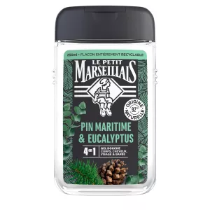 Gel de Banho Masculino, 4 em 1 Pinho Marítimo e Eucalipto 250ml - Le Petit Marseillais