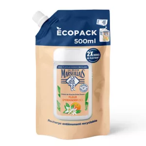 额外的软淋浴奶油补给有机橙花500ml - LE PETIT MARSEILLAIS