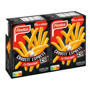 Frites crousti express la classique 2x100g - FINDUS