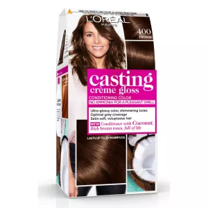 Coloration Cheveux 400 Châtain Craquant crème gloss - GARNIER