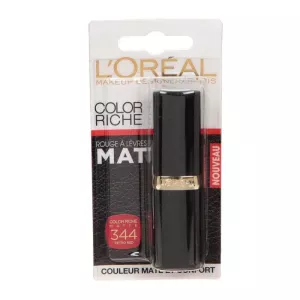 Batom Color Riche Matte 344 Retro Vermelho - L OREAL