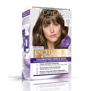 Coloration Capillaire 6.11 Blond Foncé Ultra Cendré Triple Soin - L'ORÉAL