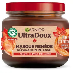 Masque Cheveux Remède Revitalisant Cheveux Très Abîmés Erable Guérisseur, 340 ml - GARNIER