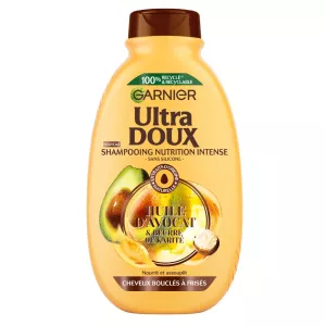 Shampoing Nutrition Intense Cheveux Bouclés Avocat Karité, 300ml - GARNIER