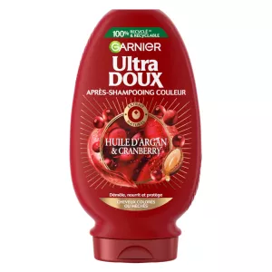 Après Shampoing Couleur  Cheveux Colorés Huile dArgan et Cramberry, 250ml - GARNIER