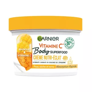 Crème corps Mangue Et Vitamine C Body Super Food 380ml - GARNIER