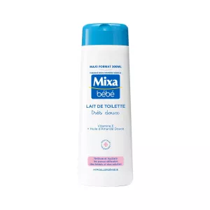 Mixa Lait Toilette Bébé Très Doux, 300ml - MIXA