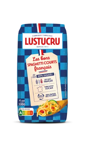 Pâte Spaghetti Court 500g - LUSTUCRU