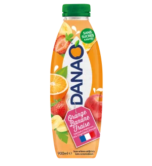 Oranje Banaan Aardbei 900ml - DANAO