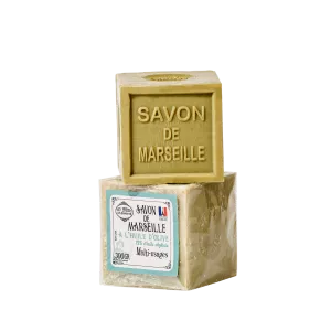 Marseille Soap with Olive Oil CubeFilm 300 Gr - Les Secrets De Leontine