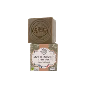 Marseille Soap with Olive Oil CubeCarton Box 200 Gr - Les Secrets De Leontine