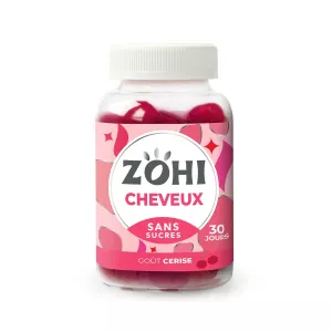 Complement Alimentaire CheveuxParfum Ceriese Pilulier 30 Jours,180g - ZOHI