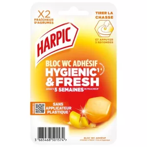 X2 bloc wc agrumes harpic - HARPIC