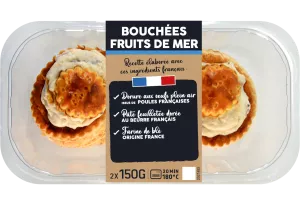 Bouchee Fruits De Mer 150gx2
