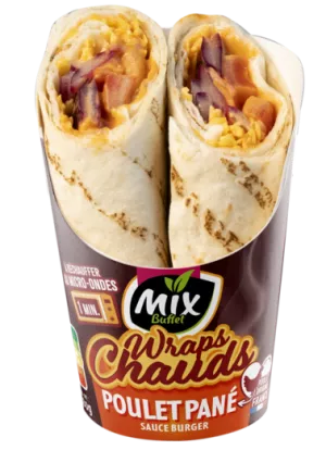 Hot Wrap Poulet Pane Burger Mi