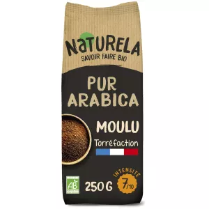 Koffie Puur Arabica Biologisch Gemalen 250