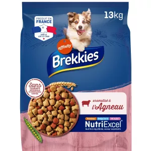 Croquettes pour chien Adulte à l'agneau 13KG - BREKKIES