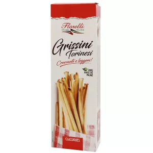 Gressins torinese craquantes et légères 125g - FLORELLI