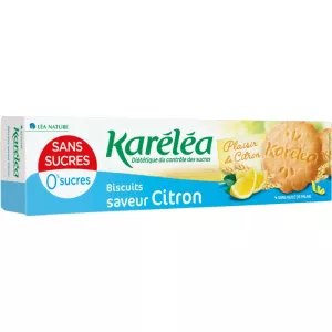 Biscuits Citron Sans Sucres 132g - Karelea
