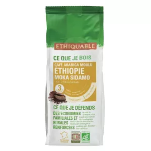 250g Cafe Moka Ethiopie Bio