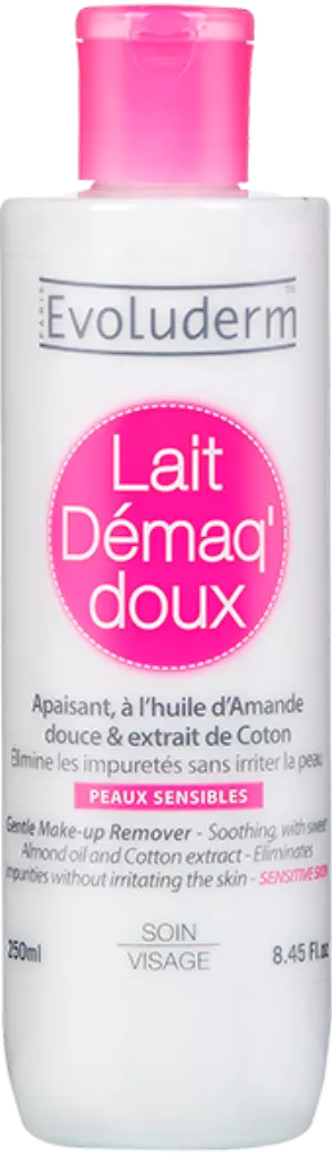 Lait Démaq' Doux Apaisant 250ml - Evoluderm
