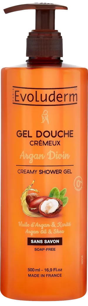 Gel Douche Argan Divin 500ml - Evoluderm