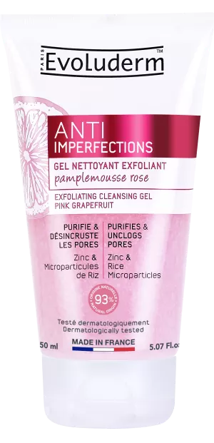 Gel Nettoyant Exfoliant Anti-imperfections 150ml - Evoluderm