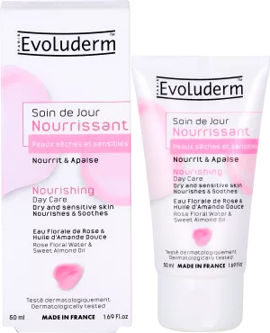 Soin De Jour Nourrissant Peaux Sèches Et Sensibles 50ml - Evoluderm