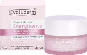 Crème De Jour Énergisante Antioxydante & Anti-pollution - Evoluderm