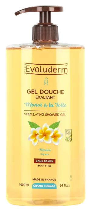 Monoi Opwekkende Douchegel à La Folie 1l - Evoluderm
