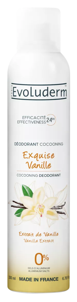 Cocooning Exquisite Vanilla Deodorant 200ml - Evoluderm