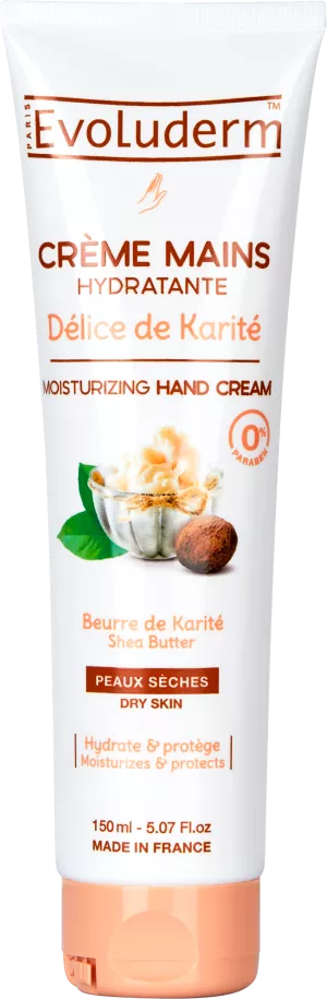 Crème Mains Hydratante Délice De Karité 150ml - Evoluderm