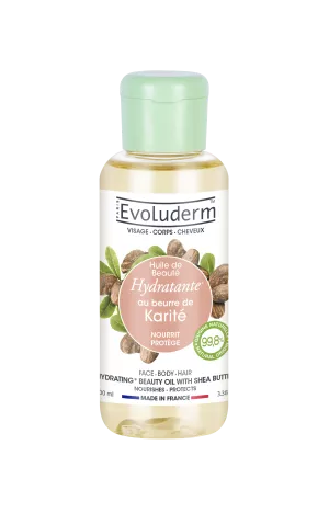 Olio di bellezza idratante con burro di karitè 100ml - Evoluderm