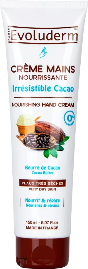 Crème Mains Nourrissante Irrésistible Cacao 150ml - Evoluderm